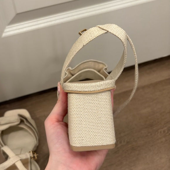 Cheer Heels - Ivory Raffia - Picture 11 of 13